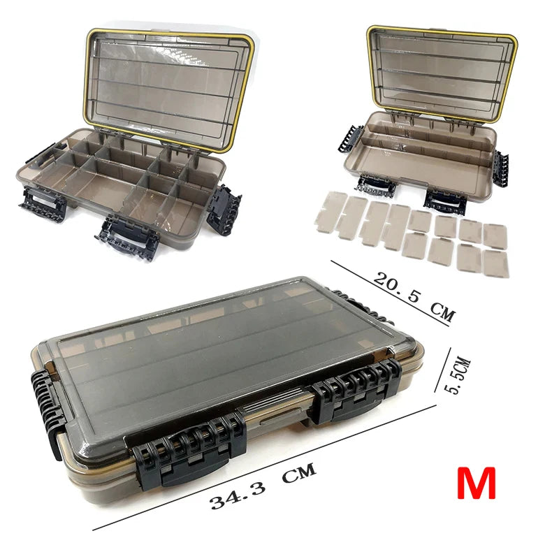 Waterproof Fishing Tackle Box Large Capacity Organizer