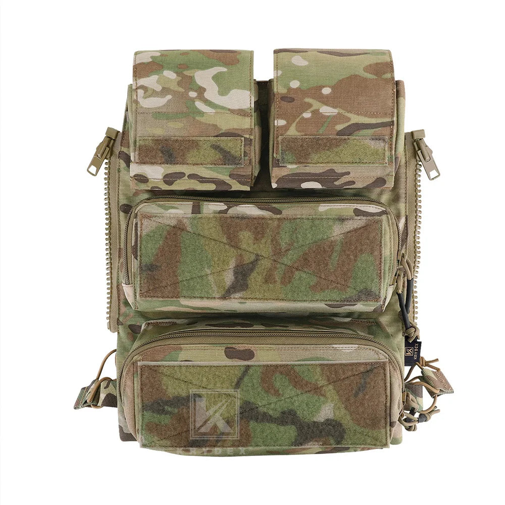 KRYDEX Tactical Modular Back Panel Backpack For AVS JPC