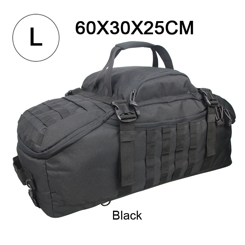 Molle Tactical Travel Backpack Duffle Bag for Camping and Hiking