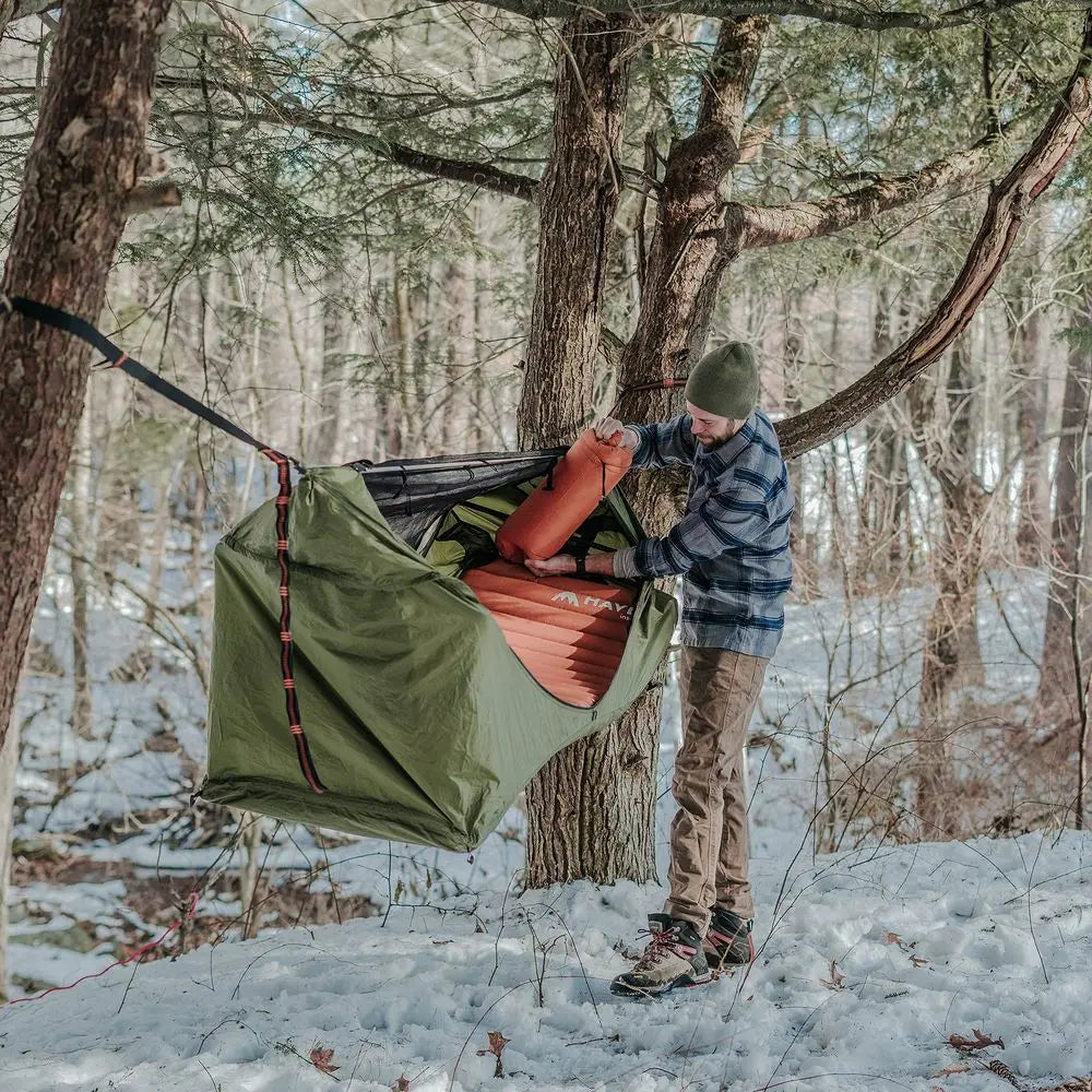YTYIN Lay Flat Hammock Tent With Mosquito Net And Rainfly
