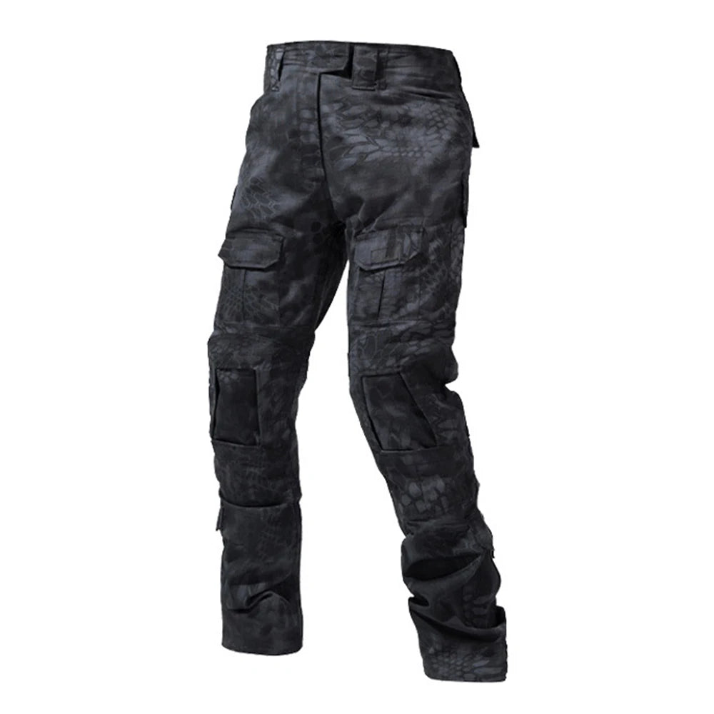 Women Multicam Tactical Pants Camouflage for Outdoor Hiking