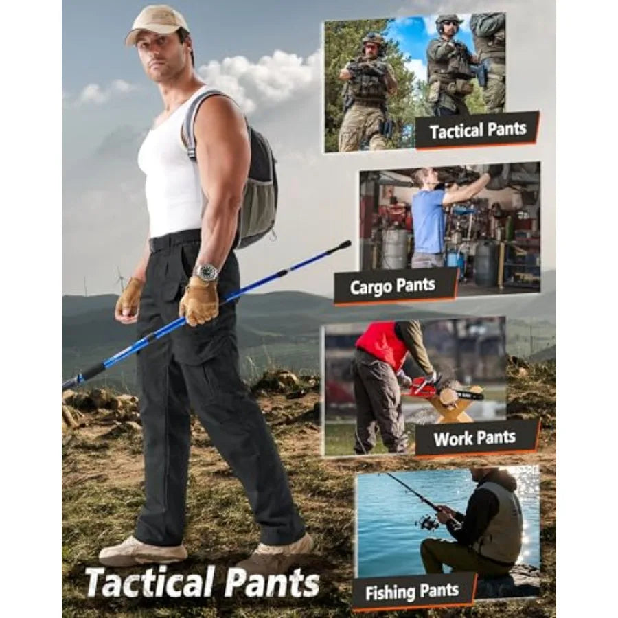 Womens Stretch Tactical Pants Ripstop Cargo Outdoor Lightweight EDC Hiking