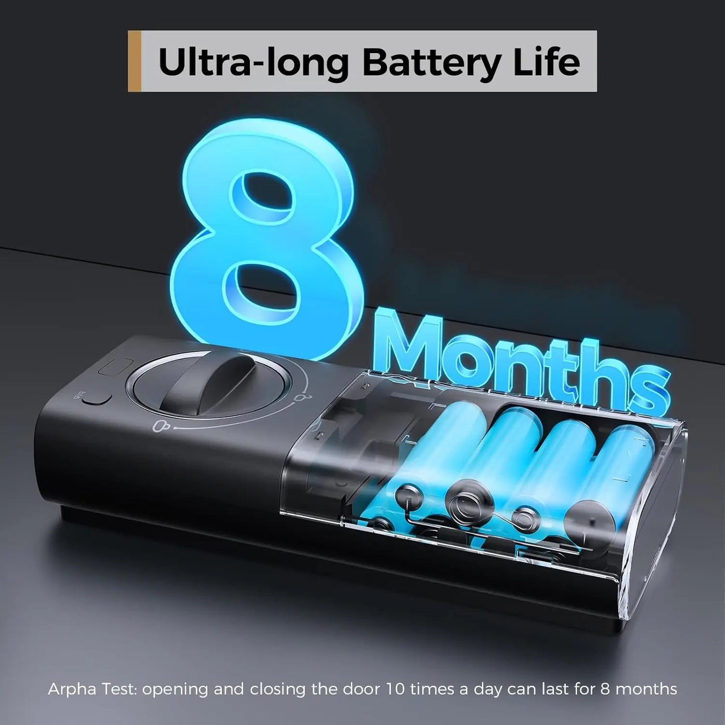 Arpha D280W WiFi Keyless Entry Door Lock 5 In 1 Smart Fingerprint Deadbolt