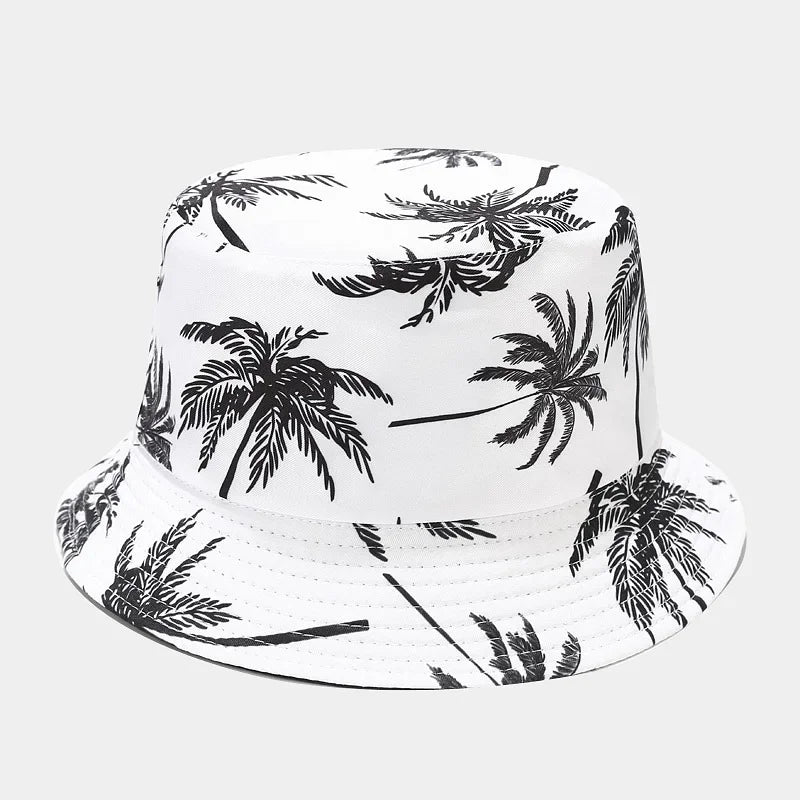 Cotton Sun Protect Bucket Hat Coco Print Unisex Fisherman