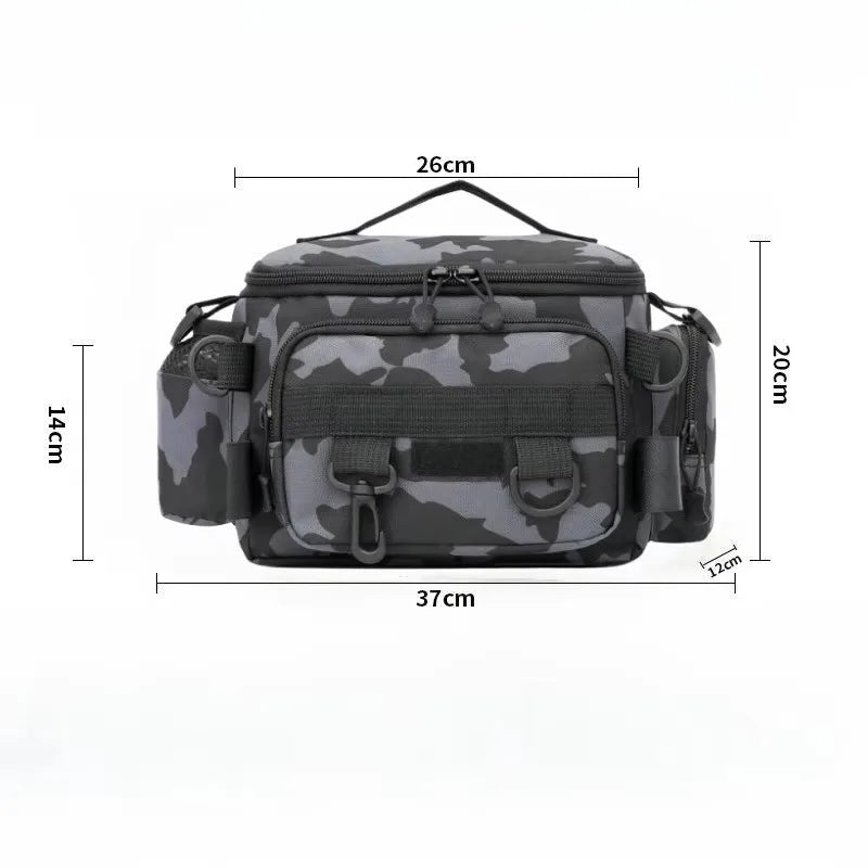 Multifunctional Fishing Backpack For Men With Rod Storage Outdoor Sports