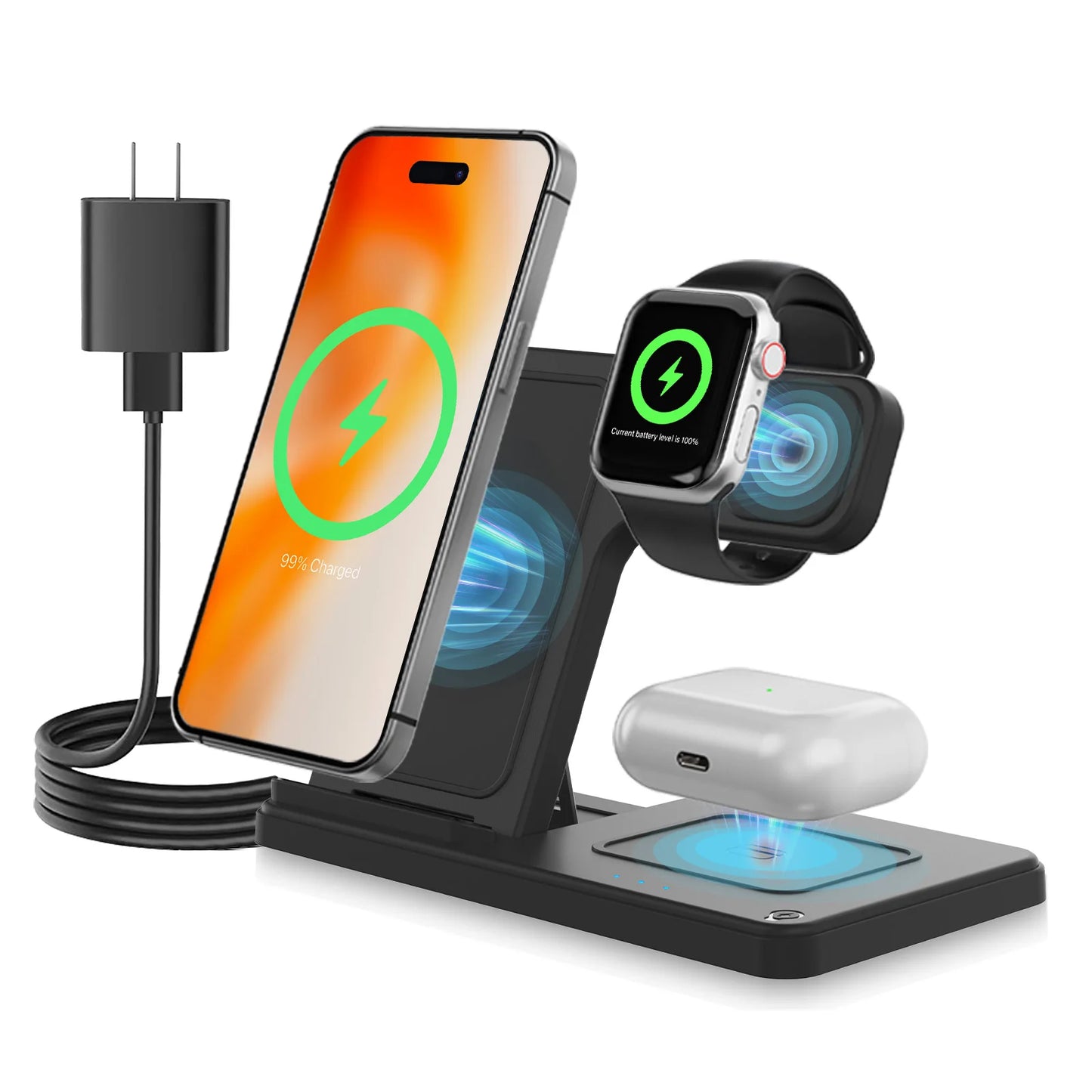 Magnetic Wireless Charger 18W Fast Charging Adapter QC3.0 Certified