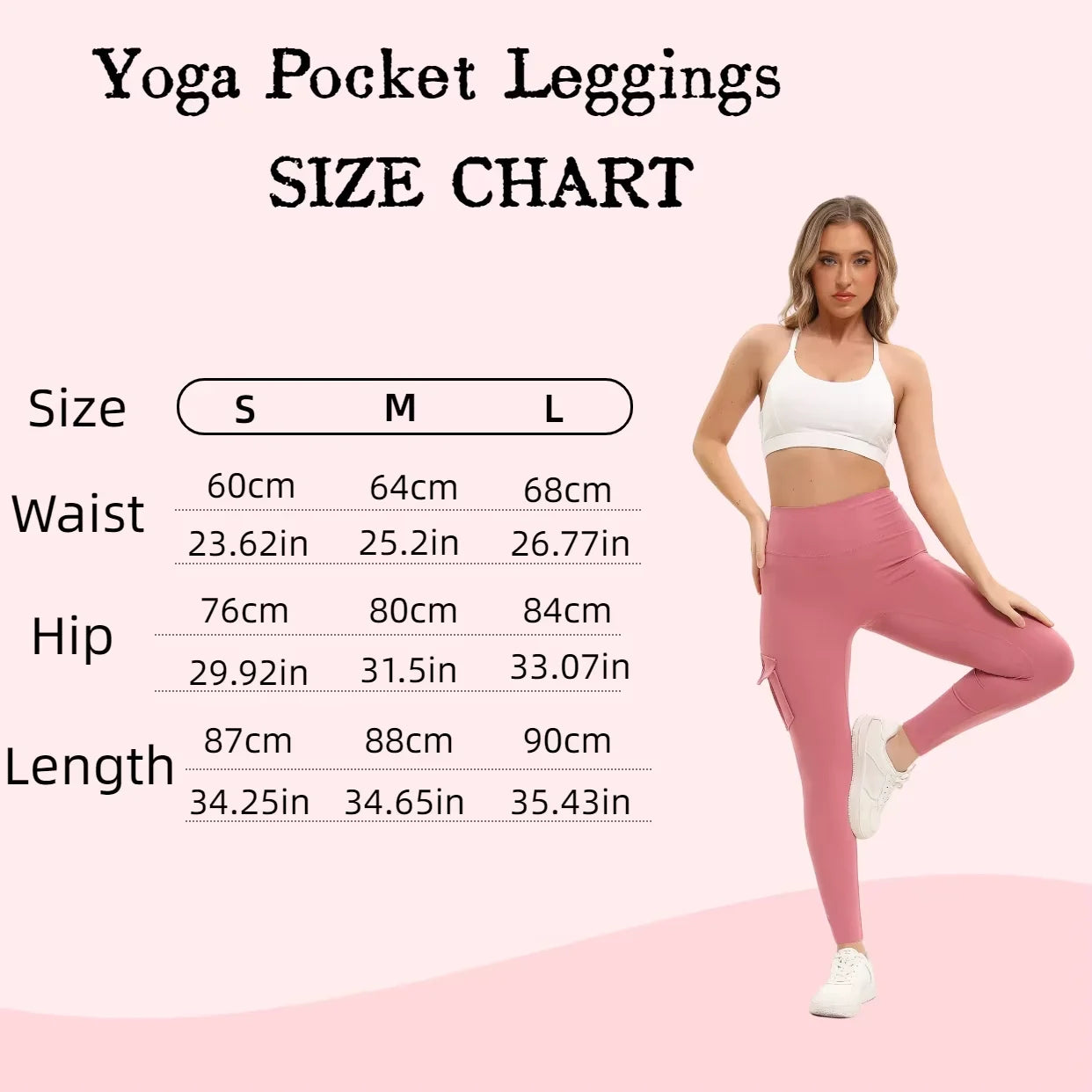 Women's High Waisted Gym Leggings With Pockets Yoga Pants