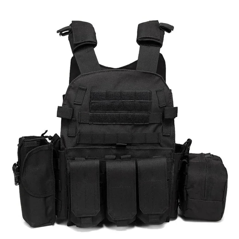 6094 Military Tactical Vest Body Armor Plate Carrier For Airsoft Wargame