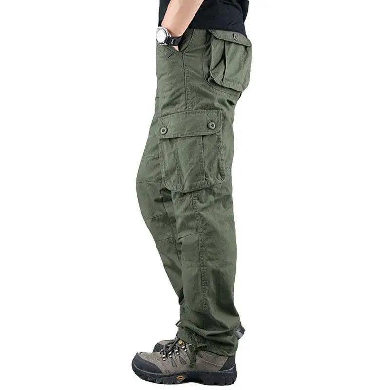 Tactical Cargo Pants For Men Cotton Outdoor Work Trousers
