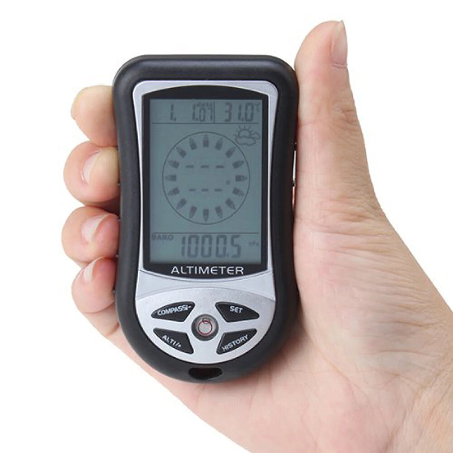 8 In 1 Handheld Digital Altimeter Compass Thermometer Backlight Barometer