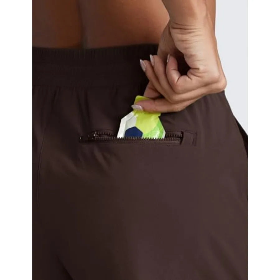 Unisex Water Resistant Hiking Shorts With Zip Pockets