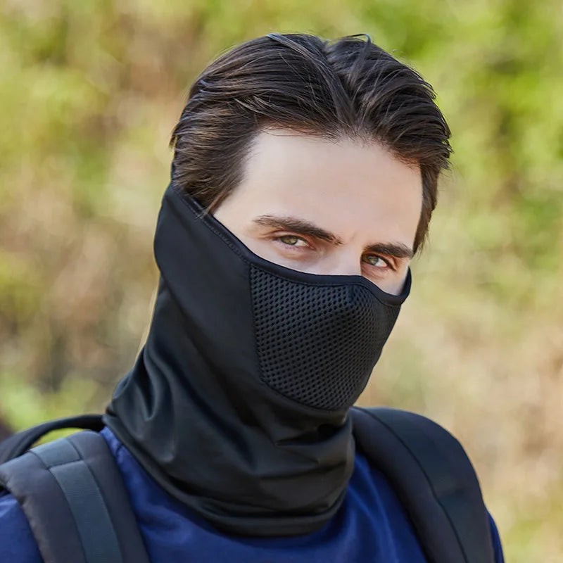 NONECN Outdoor Wind and Sun Face Mask for Men UV Protection Gaiter