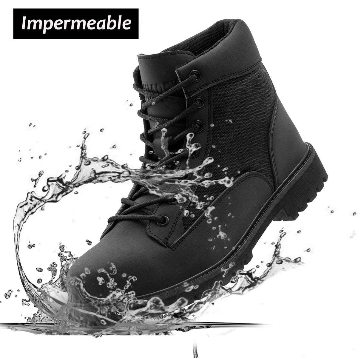 SUADEX Steel Toe Boots Waterproof Work Safety Shoes