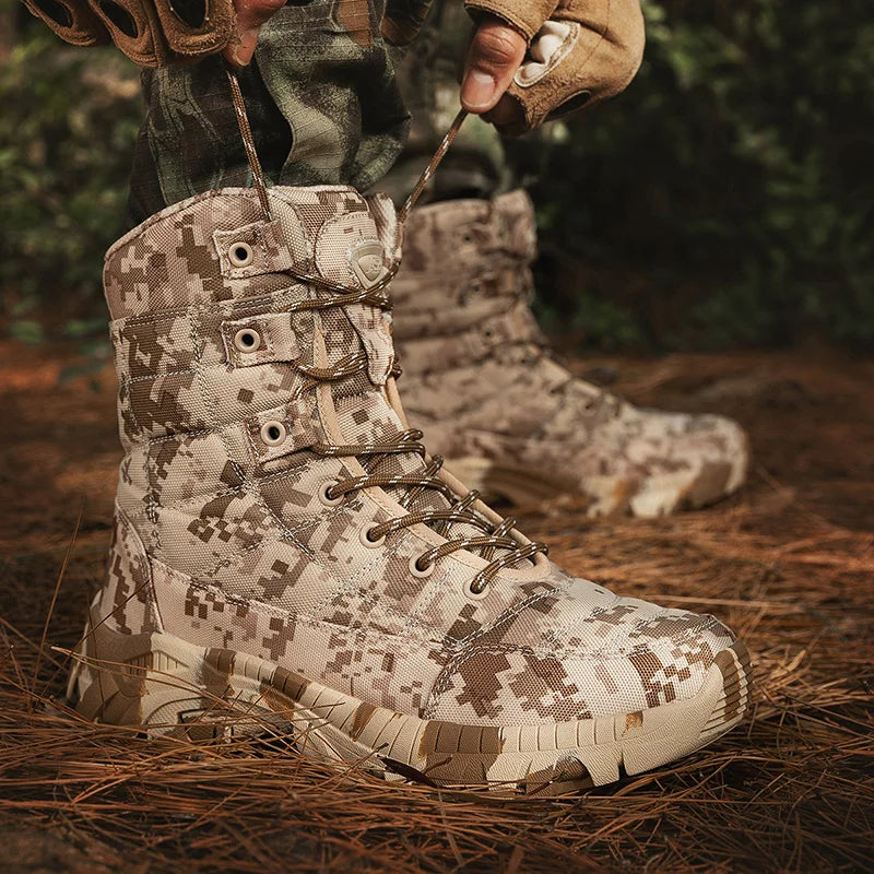 Louis Kadhrcn Mens Lightweight Tactical Hiking Boots