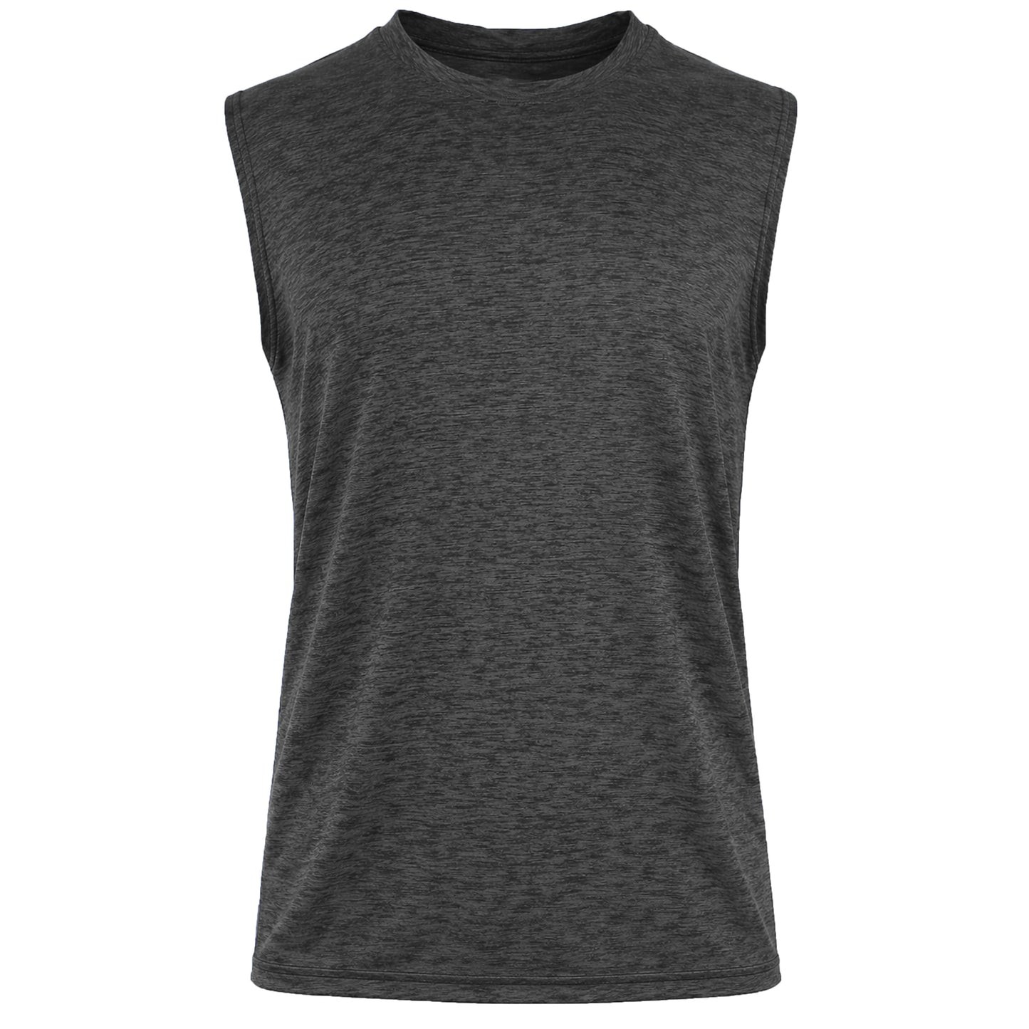 Men Moisture Wicking Sleeveless Athletic Tank Tee Polyester Performance