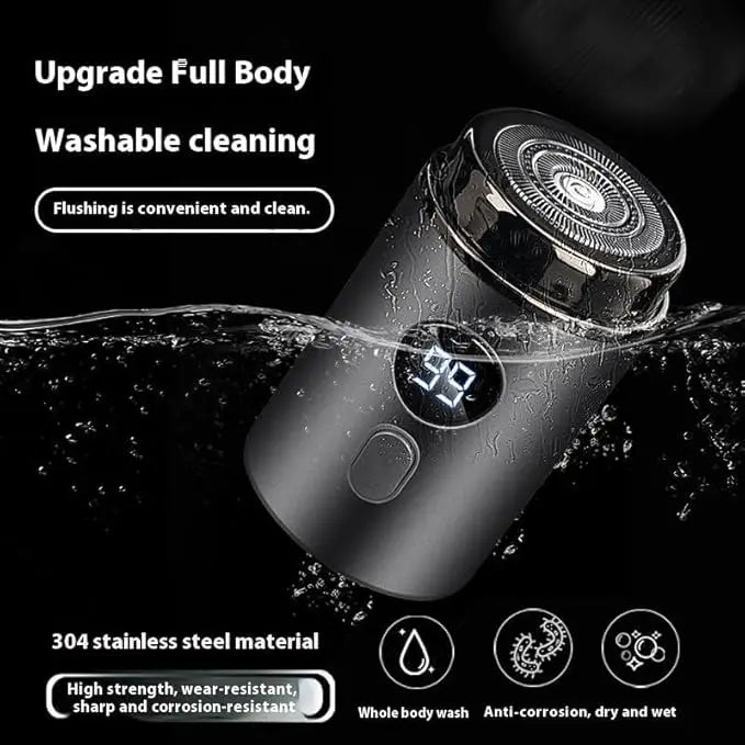 Mini Portable Electric Shaver for Men With LED Power Display