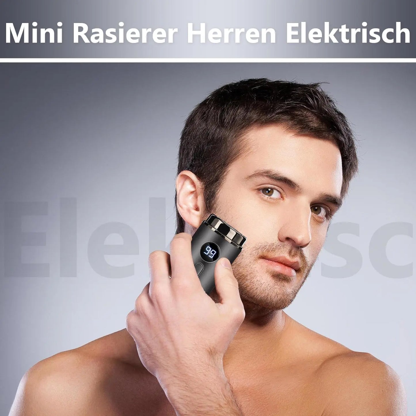 Mini Portable Electric Shaver for Men With LED Power Display