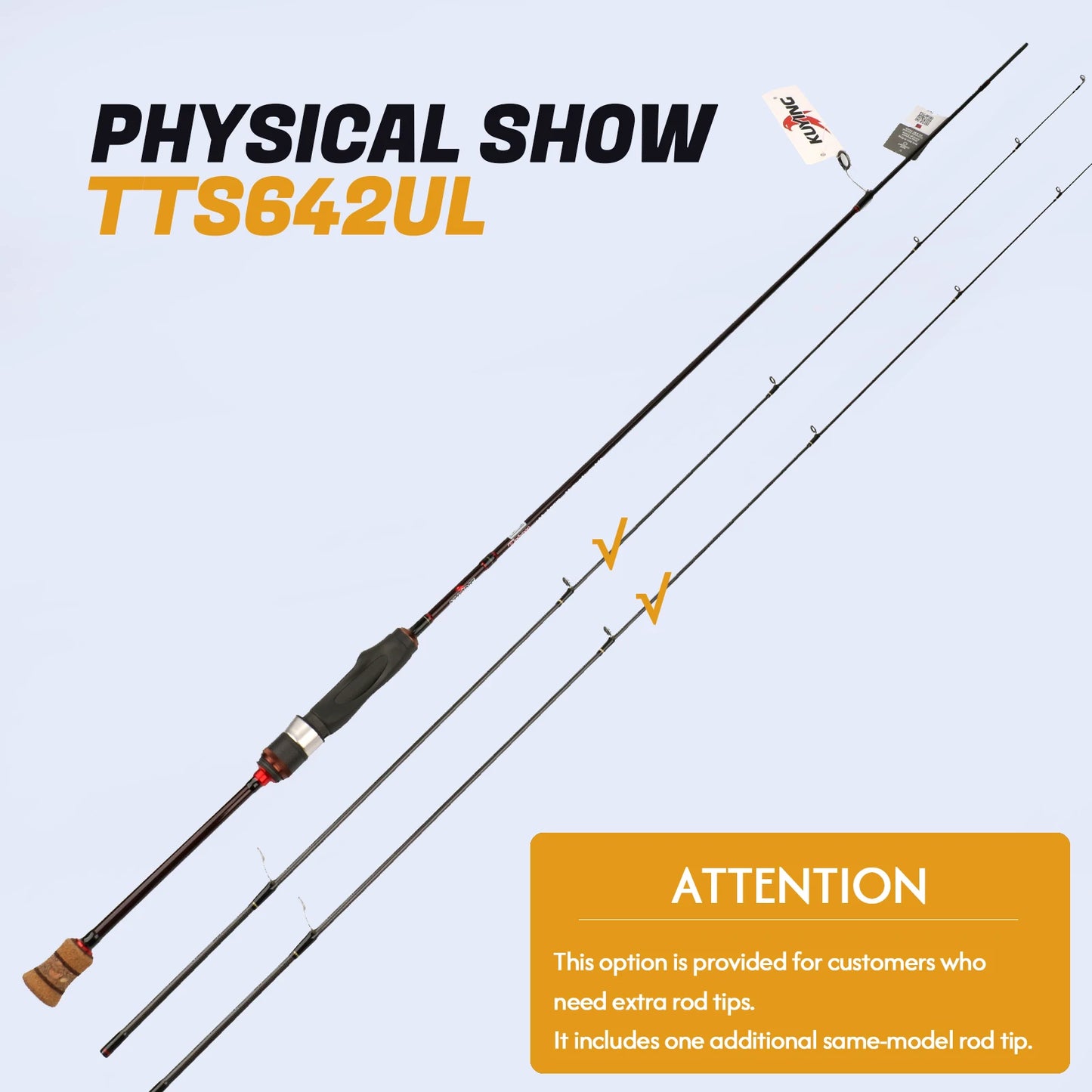 Kuying Lure Rod TTC Casting Spinning River Carbon Fishing Rod
