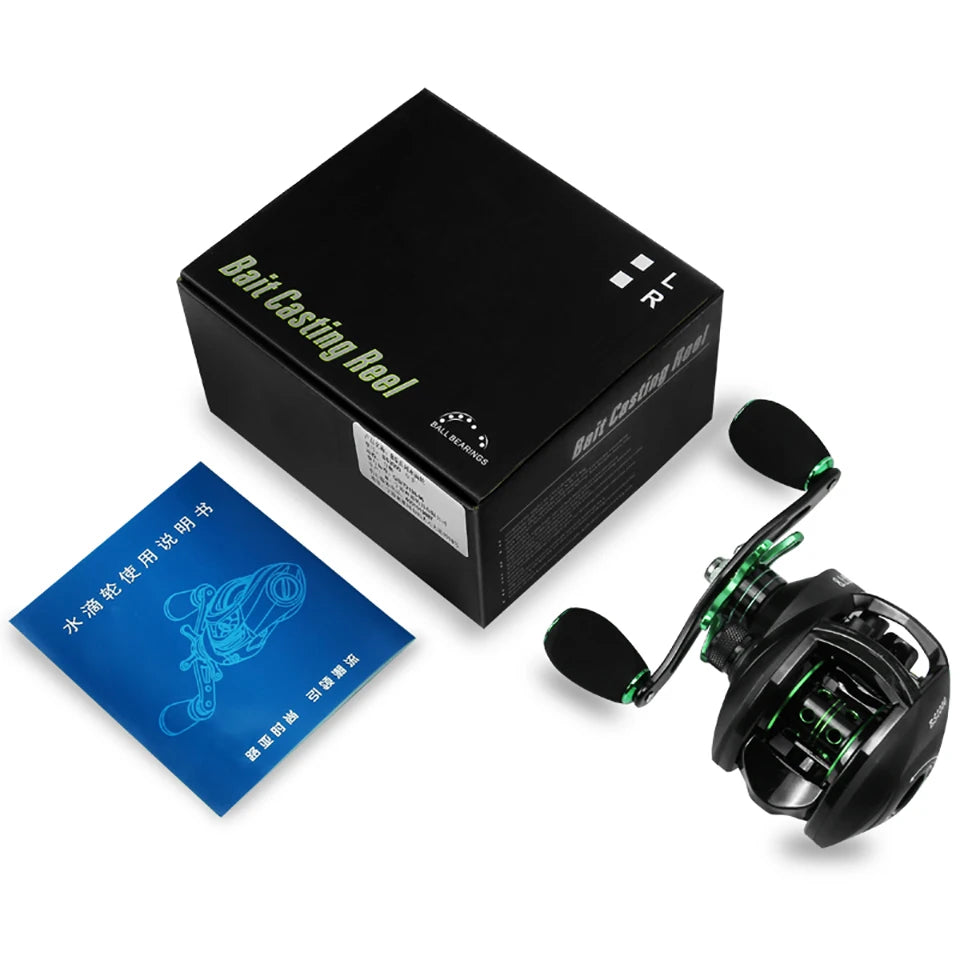 LINNHUE BS2000 Baitcasting Reel 8 To 1 High Speed Saltwater Fishing Reel