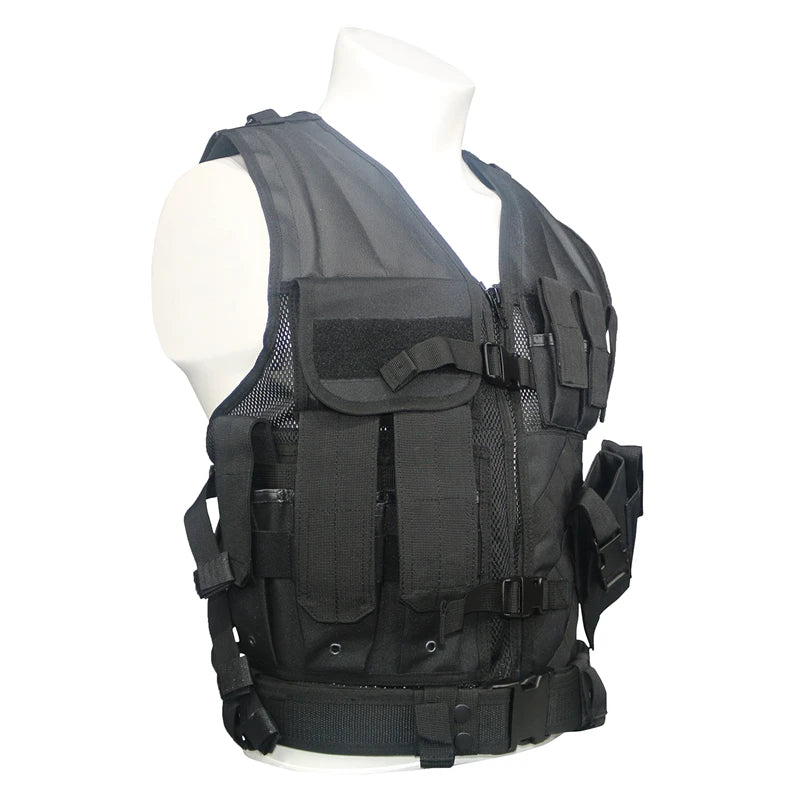 Molle Tactical Army Vest Armor Plate Carrier for Airsoft Paintball