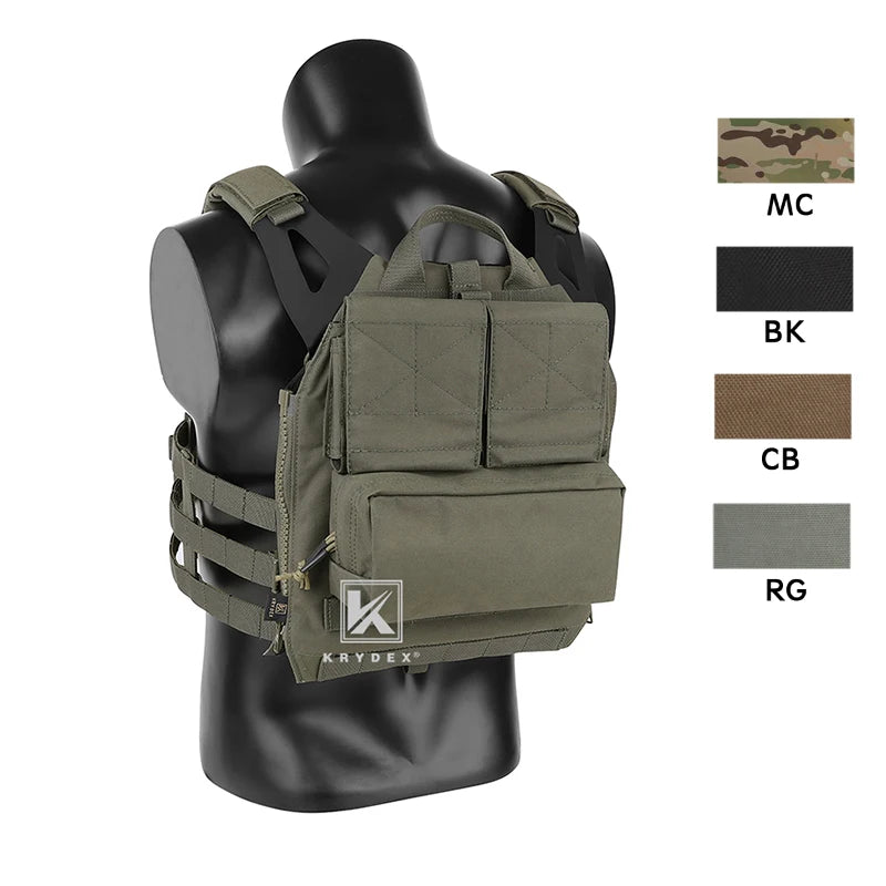 KRYDEX Zip On Tactical Panel Backpack JPC2.0 Vest Airsoft Gear