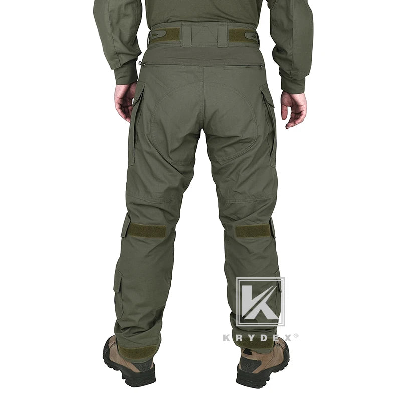 KRYDEX Tactical Combat Pants With Knee Pads For Hunting Men
