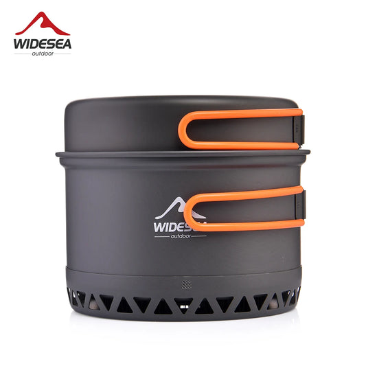 Widesea Camping Cookware Set Pot Kettle Outdoor Travel Utensils