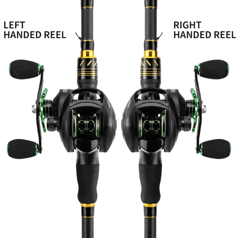 LINNHUE BS2000 Baitcasting Reel 8 To 1 High Speed Saltwater Fishing Reel