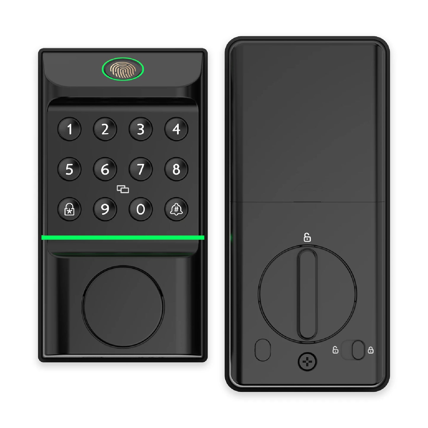 Viladepot Smart Lock with Fingerprint, Keypad, Bluetooth App Control