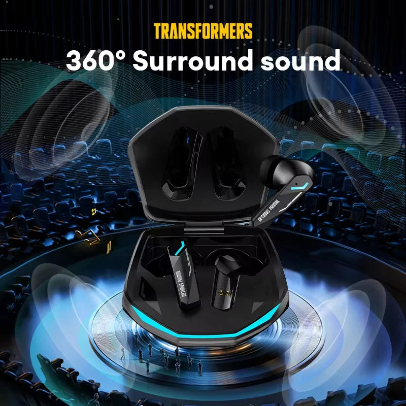 Transformers GM2 Pro Bluetooth Earphones Wireless Gaming Headset Earbuds