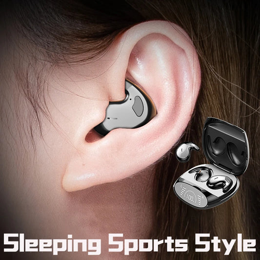 SHUKE Ultra Thin Sleep Headphones Bluetooth 5.3 Wireless Earbuds Waterproof
