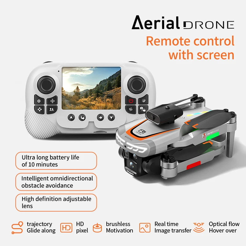X2 Promax Foldable Drone With 2.8 Inch Screen And Dual HD Cameras