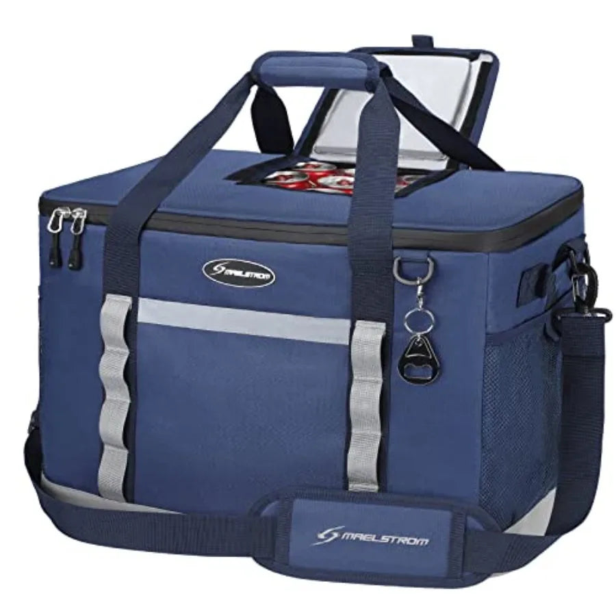 Collapsible Soft Cooler Bag Flip Top Lid Beach Ice Chest