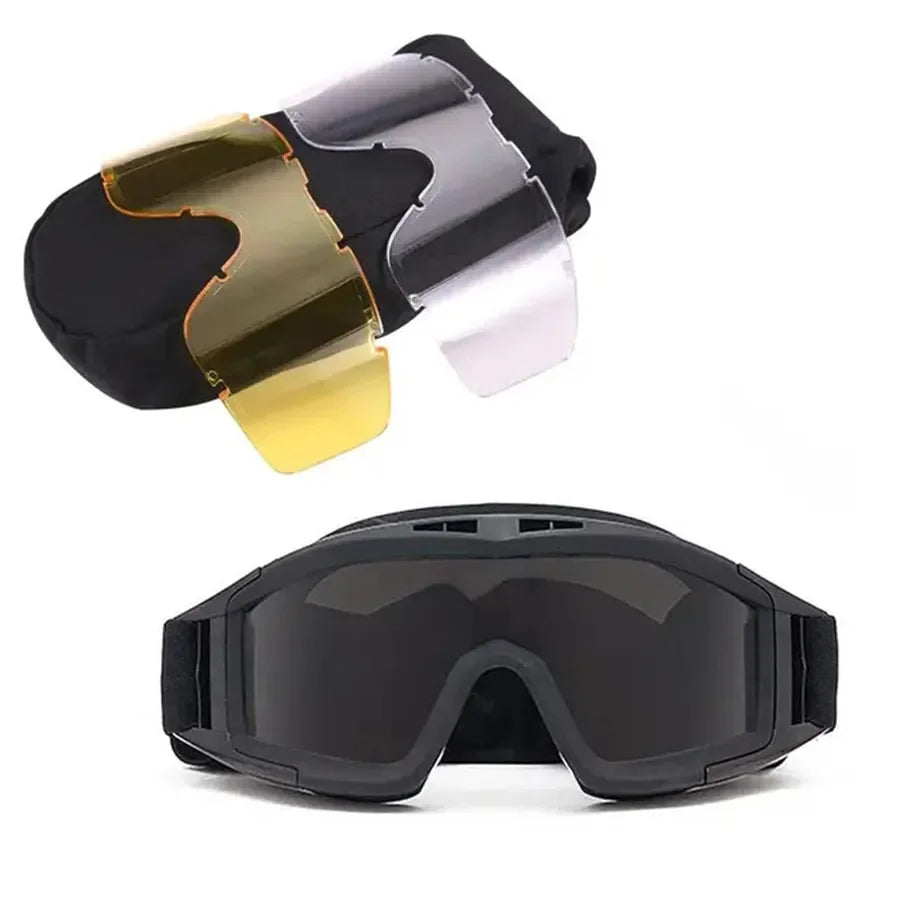 Explosion Proof Shooting Tactical Goggles For Airsoft And Paintball
