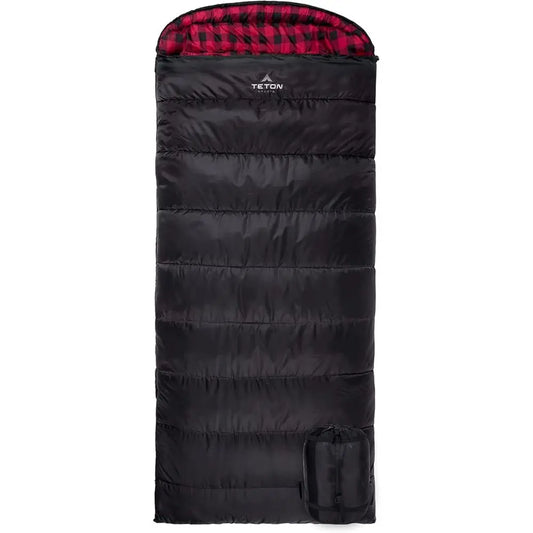 Cold Weather Sleeping Bag For Camping With Compression Sack
