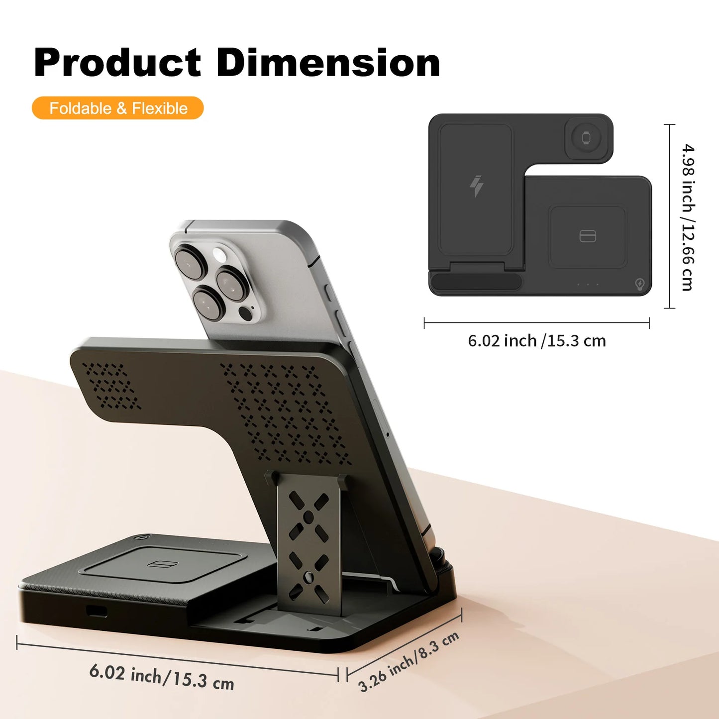 Magnetic Wireless Charger 18W Fast Charging Adapter QC3.0 Certified