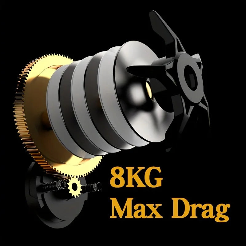 Integrated Ak Water Drop Wheel Baitcast Reel Stainless Steel Left And Right Hand