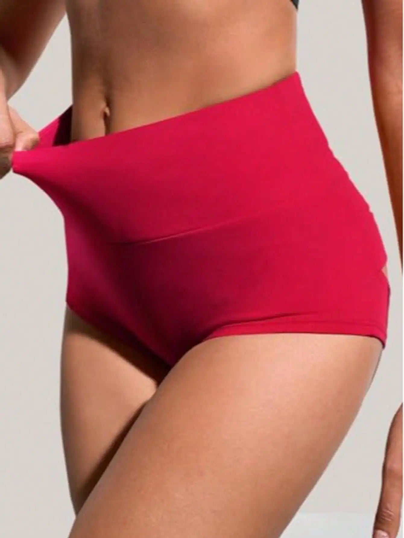 Fisoew Womens High Waisted Sculpting Yoga Shorts With Ventilation