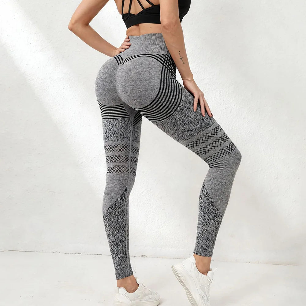 Women's 3D Cellulite Leggings High Waist Butt Lift Workout