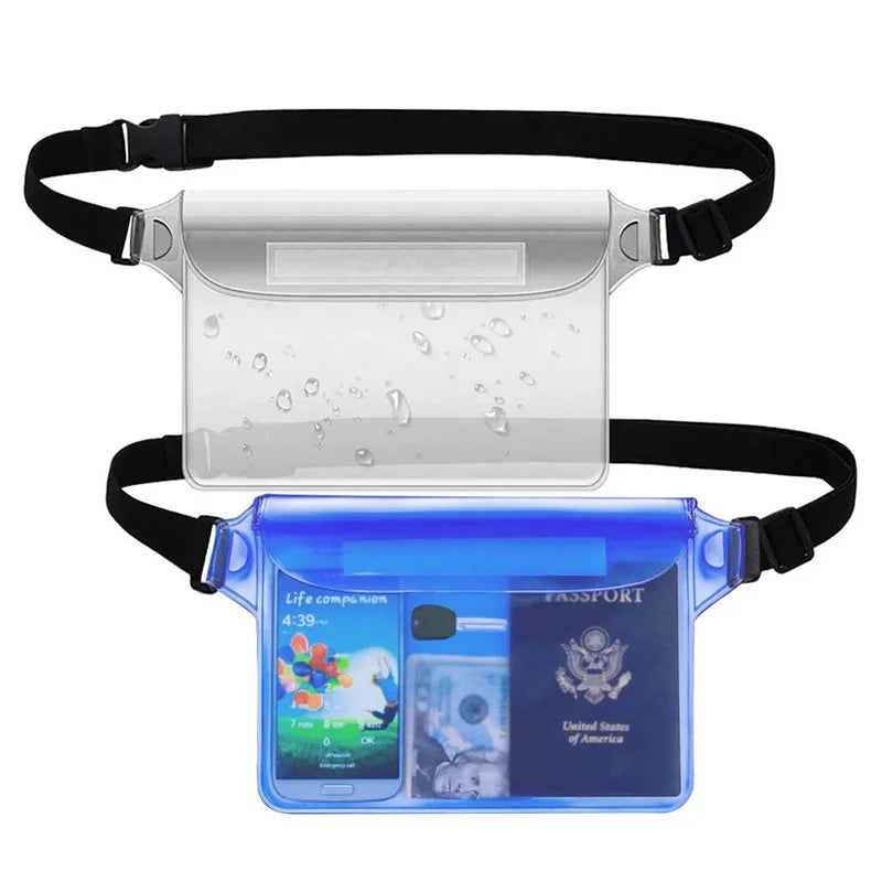 Waterproof Phone Pouch Dry Bag Waist Pack For Beach Kayaking