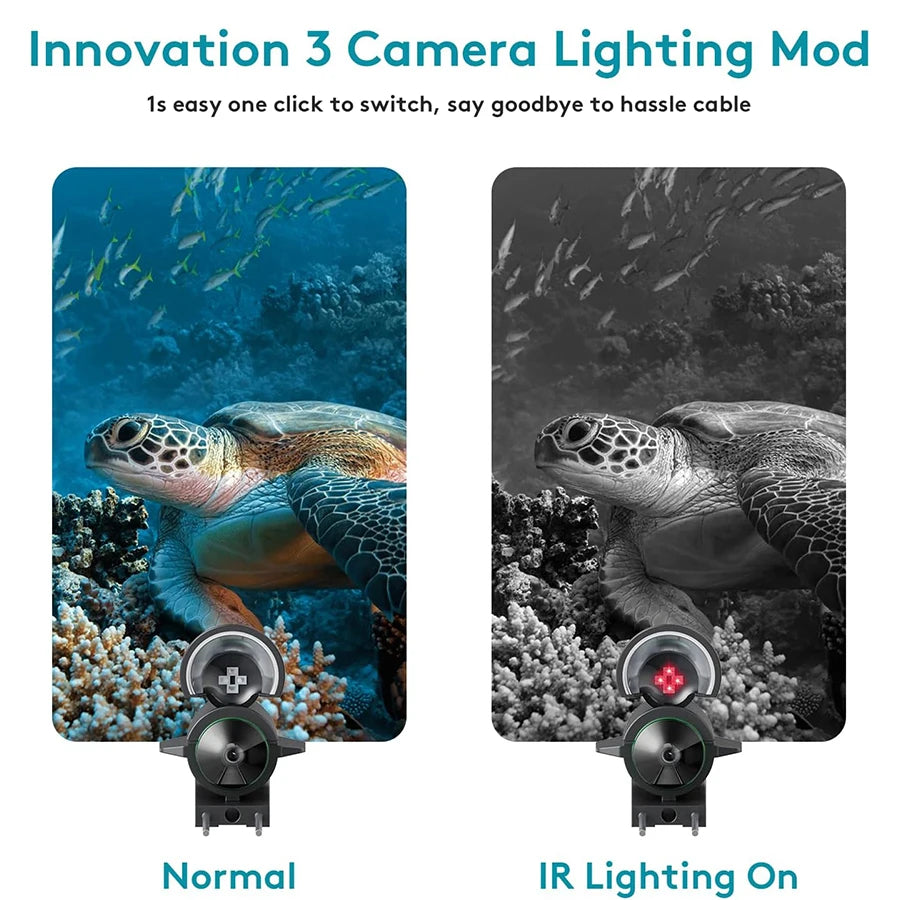 Underwater Fishing Camera With 5 Inch LCD And 10000mAh Battery