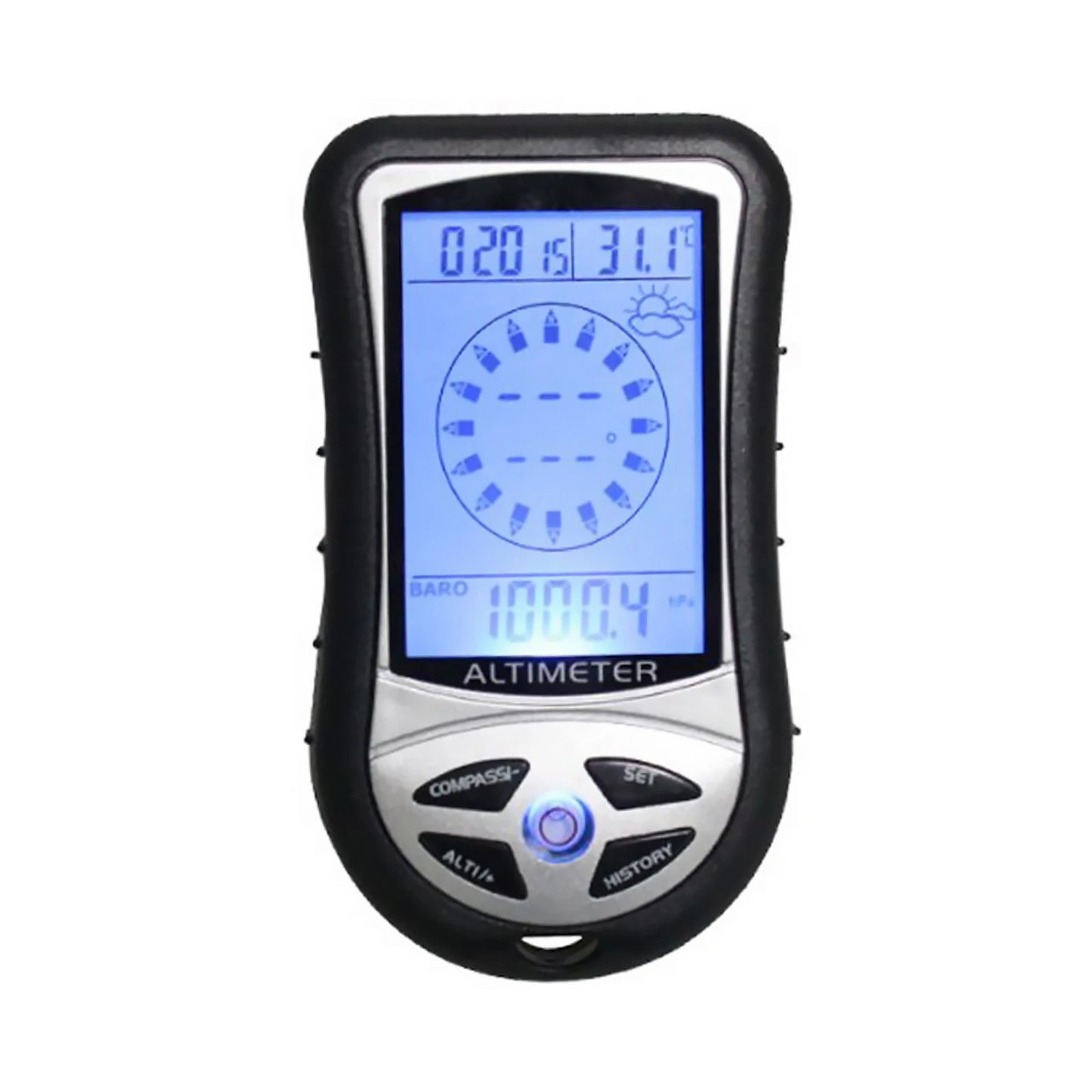 8 In 1 Handheld Digital Altimeter Compass Thermometer Backlight Barometer