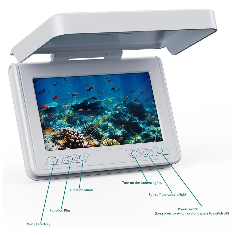 Underwater Fishing Camera With 4 Inch LCD Display And 5000mAh Battery