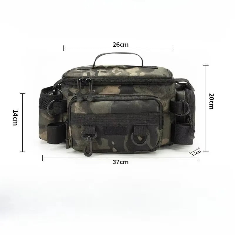 Multifunctional Fishing Backpack For Men With Rod Storage Outdoor Sports