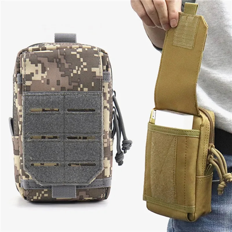 1000D Molle Waist Pouch Bag Outdoor EDC Tool Phone Case