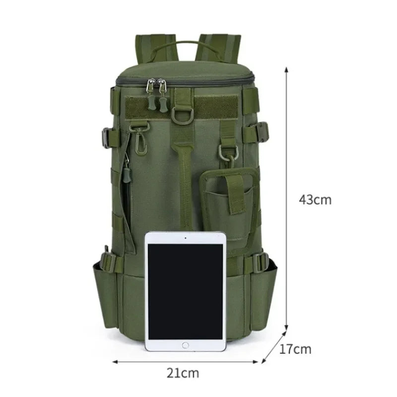 Multifunctional Fishing Backpack For Men With Rod Storage Outdoor Sports