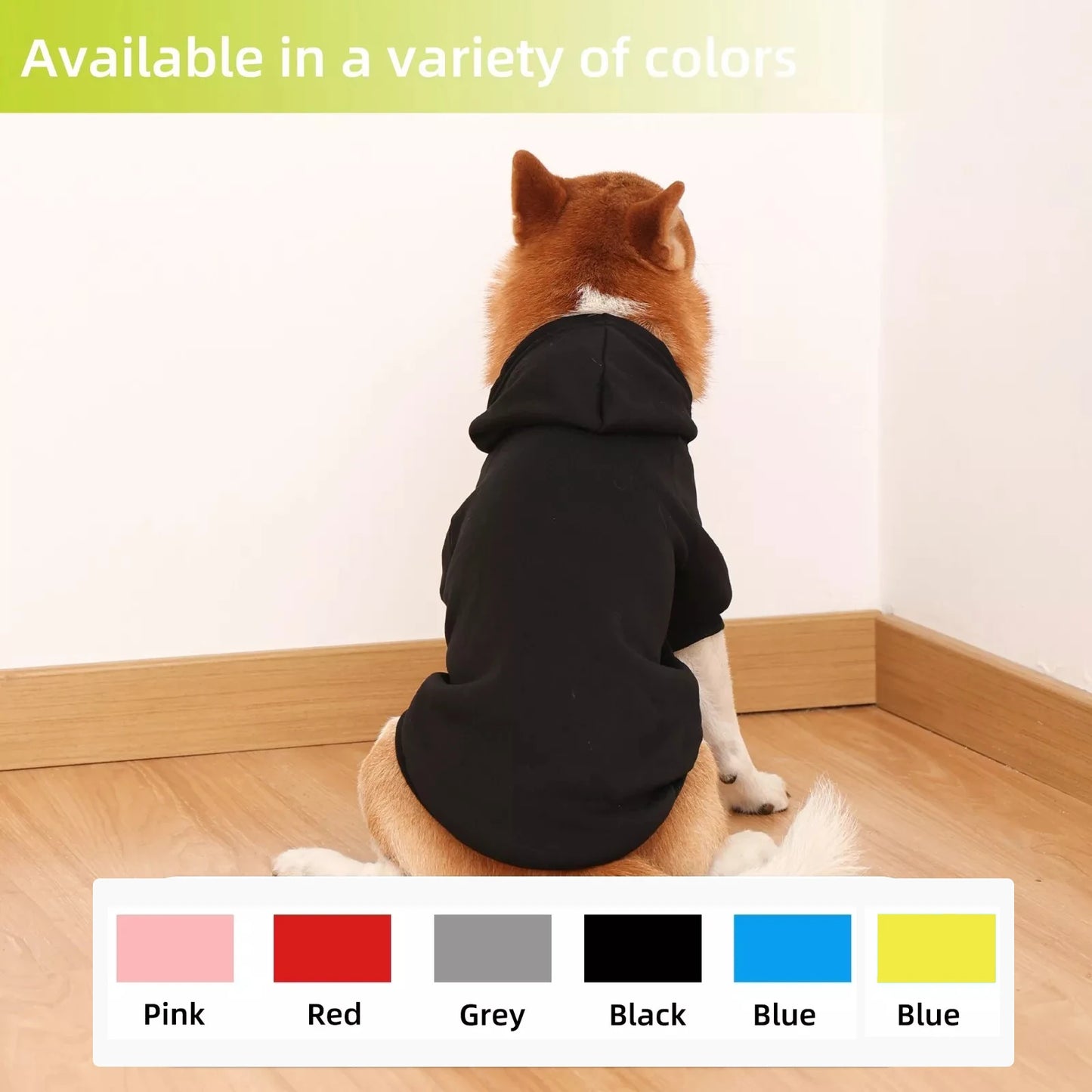 NONECN Dog Hooded Sweatshirt Autumn Winter Coat For Dogs
