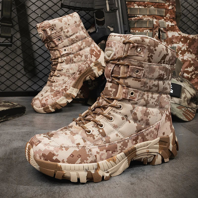 Louis Kadhrcn Mens Lightweight Tactical Hiking Boots