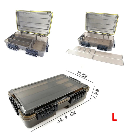 Waterproof Fishing Tackle Box Large Capacity Organizer