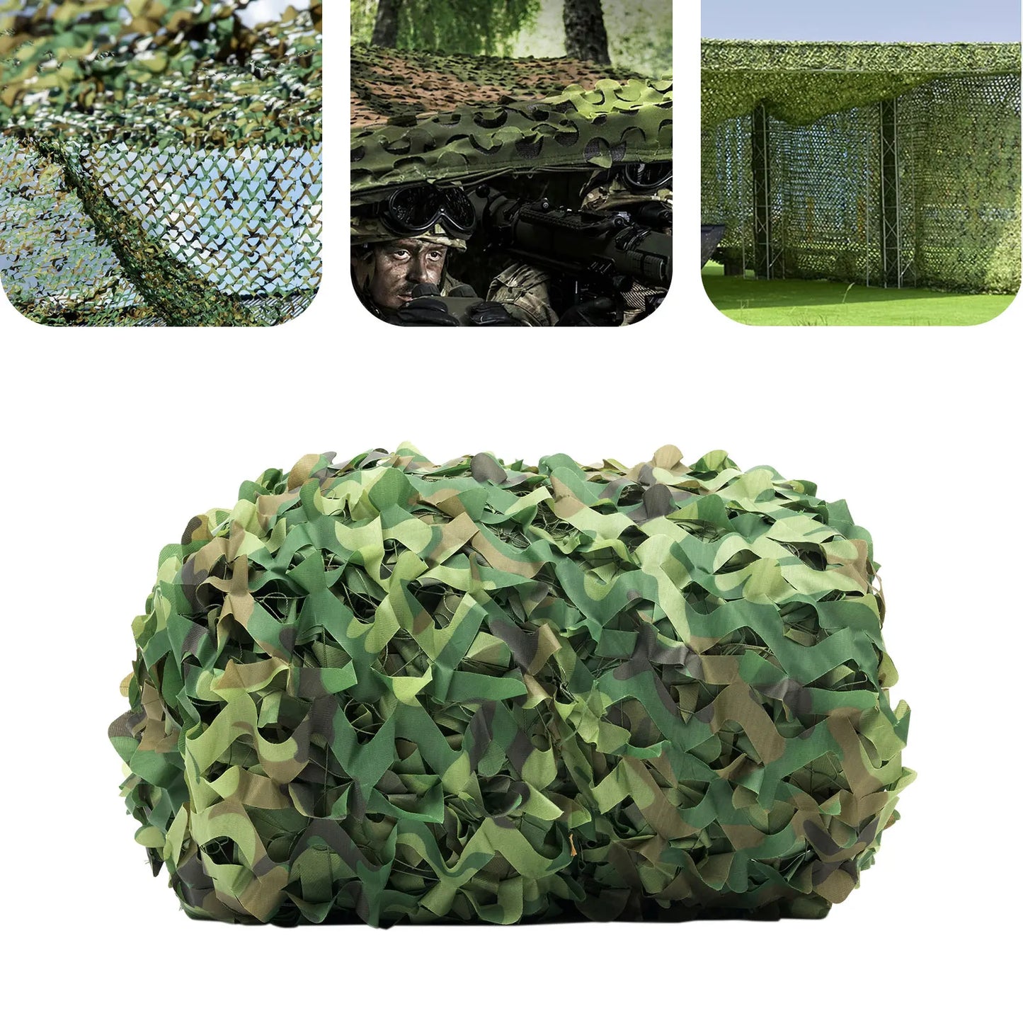 Bymaocar Camouflage Netting for Camping and Outdoor Military Activities
